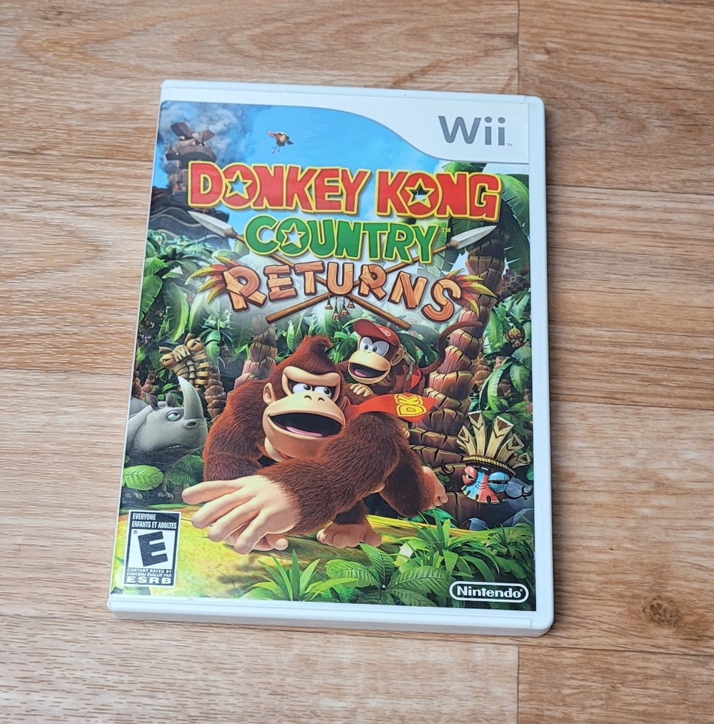 Nintendo Donkey Kong Country Returns (Nintendo Wii, 2010) Complete